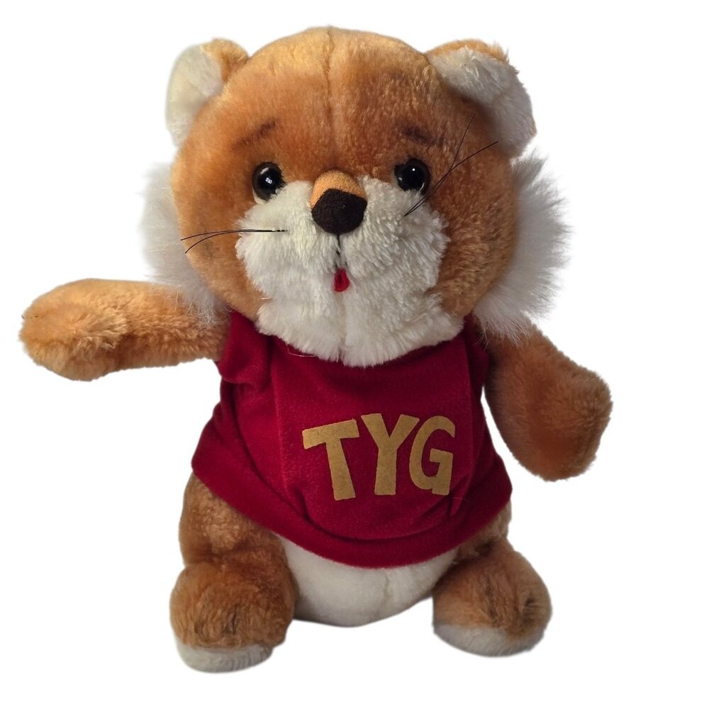 Shirt Tales Plush Tiger Stuffed Animal Vintage 1981 Hallmark 80s Cartoon Retro